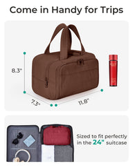 BAGSMART waterproof lining close-up for easy cleaning and spill protection