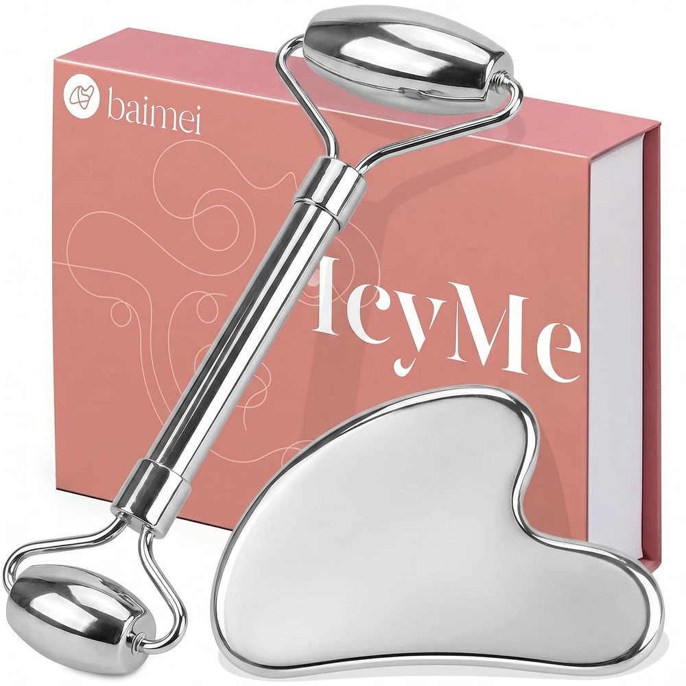 BAIMEI icyme front packaging showing elegant gift-ready box and tools