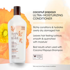Bain de Terre creamy conditioner texture showing rich emollient hydration