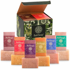 Bali Soap close-up of bar texture highlighting smooth, natural finish