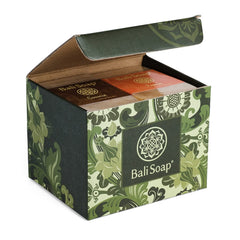 Bali Soap creamy lather in hand demonstrating gentle moisturizing foam