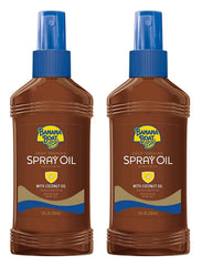 Banana Boat front packaging showing dual 8 oz bottles and SPF 4 benefit