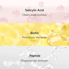 BANANAL shampoo in hand illustrating easy application benefit