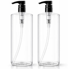Bar5F front view of two 32oz bottles showing clear design and capacity