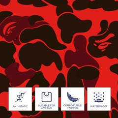 Barbohoo waterproof backside layer protecting against water and color splashes