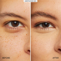 bareMinerals applying brightener under eye demonstrating natural brightening benefit