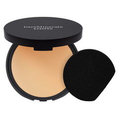 bareMinerals compact closed showing sleek packaging and travel-ready convenience