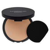 bareMinerals compact front view showing shade Medium 32 Cool and sleek packaging benefit: portable coverage
