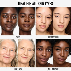 bareMinerals open compact with brush demonstrating application convenience on the go