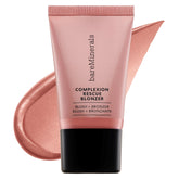 bareMinerals front packaging showing Kiss Of Pink bottle and benefit of multi-tasking