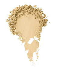 bareMinerals open cap close-up showing finely milled mineral texture for smooth finish