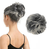 BARSDAR front packaging of gray bun showing natural finish and easy styling benefit