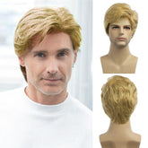 Baruisi front view short blonde wig showing natural style and instant confidence
