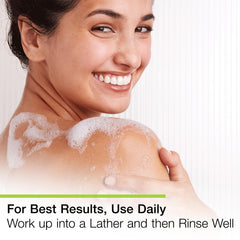 Basis lather on hand demonstrating rich foam and gentle cleansing