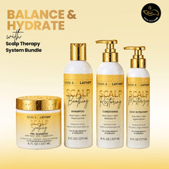 BASK & LATHER Restoring Conditioner smoothing hair after detangling benefit