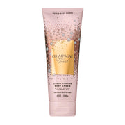 Bath & Body Works front packaging showing Champagne Toast tube and benefit of rich hydration