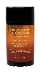 Bath & Body Works antiperspirant stick front view showing scent and size, easy application benefit
