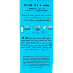 Bath & Body Works foaming soap close-up producing creamy foam that gently cleans hands