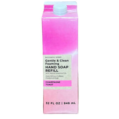 Bath & Body Works front packaging showing bottle and label, convenient refill size