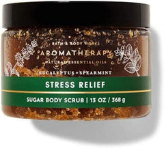 Bath & Body Works close-up of scrub texture highlighting sugar grains and hydrating oils