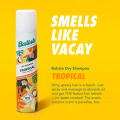 Batiste spray action capturing mist application for instant oil absorption