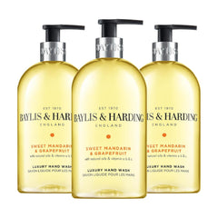 Baylis & Harding front packaging showing scent and size, invites a luxe hand wash experience
