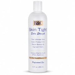 B&C Skin Tight front tub showing product branding and size benefit