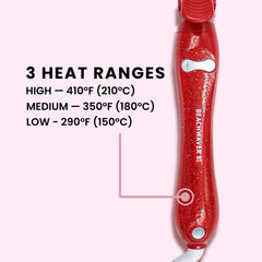 Beachwaver B1 styling on long hair creating consistent curls fast