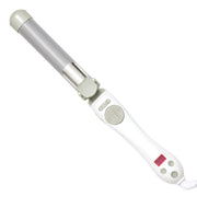 Beachwaver S1.25 front view showing sleek white design and ergonomic handle