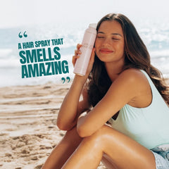 Beachwaver fine mist texture close-up delivering visible light hold and softness