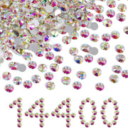 BEADSLAND front packaging showing 14,400 SS20 crystal AB rhinestones and value