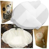 BeardBin front package showing compact biodegradable pack and easy grab tab