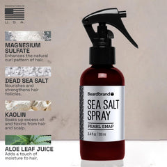 Beardbrand mist close-up demonstrating fine spray for even texture