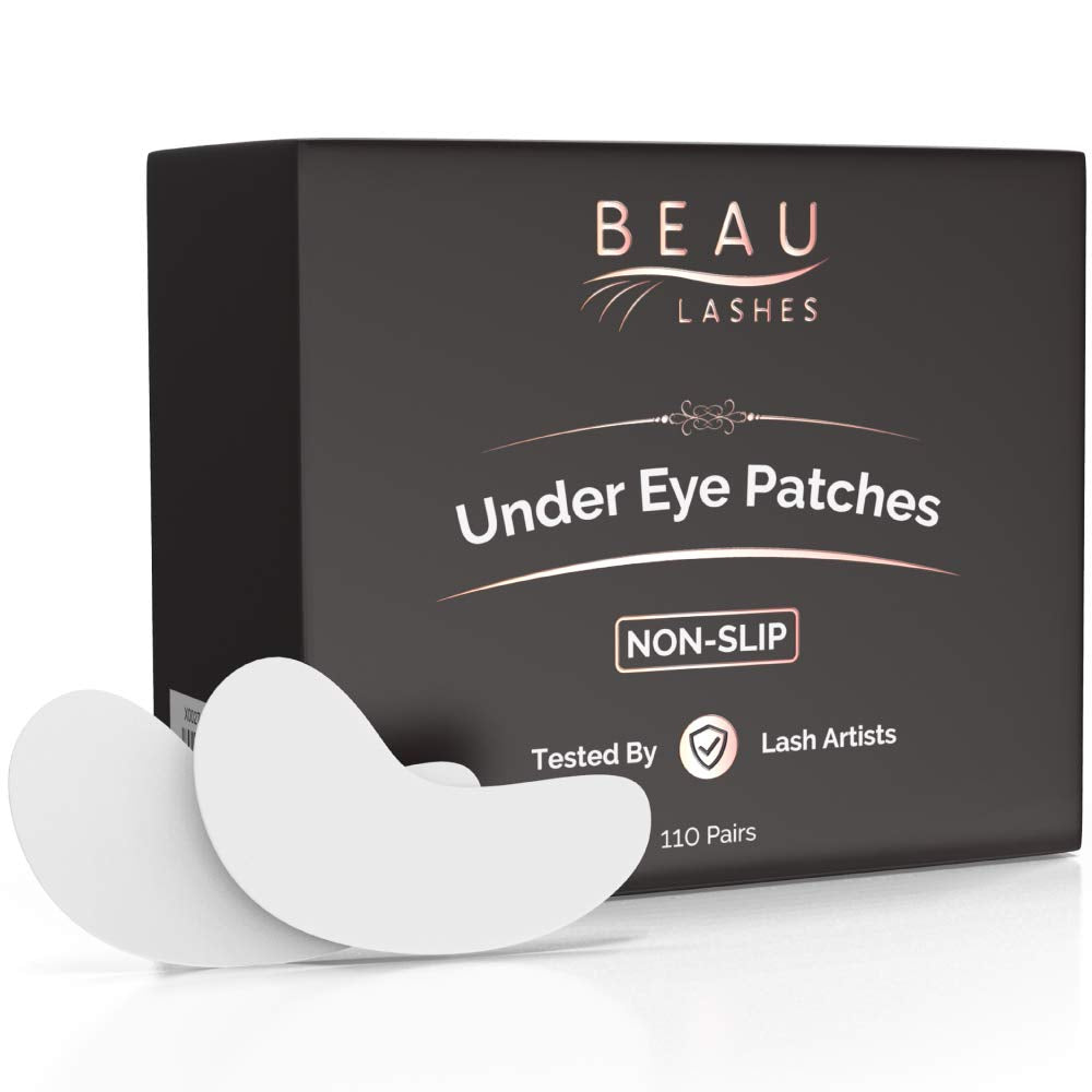 BEAU LASHES front packaging showing 100 pairs and professional benefits