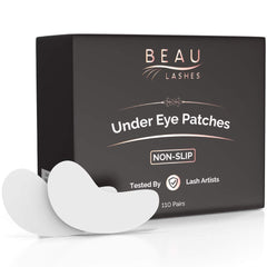 BEAU LASHES front packaging showing 100 pairs and professional benefits