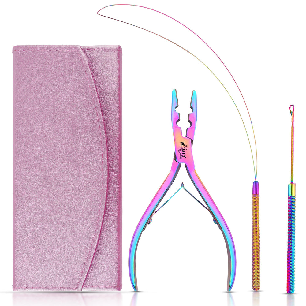 Beauty & Crafts kit front layout showing complete tools and pouch, professional organization benefit