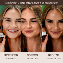 Beauty by Earth application on hand demonstrating even spread and smooth finish