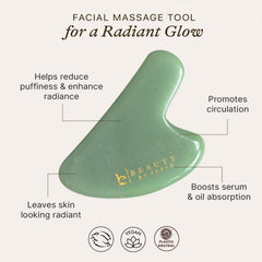 Beauty by Earth gua sha edge detail demonstrating precise contouring