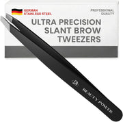 Beauty Power front packaging showing black tweezer and professional look benefit