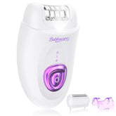BEAUZMO front view of cordless epilator showing controls and design for convenience