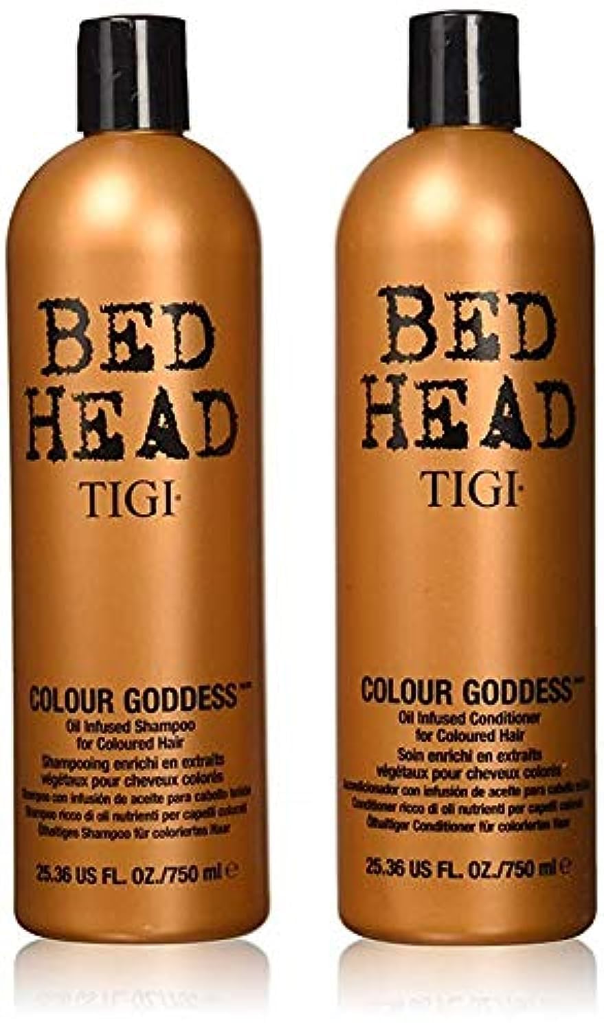 Bed Head front bottle view showing Color Goddess label and vibrant color benefit