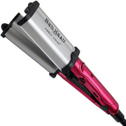 Bed Head S waver front view showing S-shaped plates for uniform waves and shine