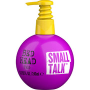 Bed Head front packaging showing Small Talk cream and salon-ready look