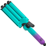 Bed Head front view of triple-barrel waver showing sleek design and quick styling benefit