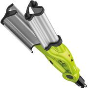 Bed Head front view of Wave Artist showing barrels and green finish for stylish styling