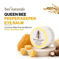 Bee Naturals open jar texture highlighting silky, fast-absorbing cream