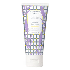 Beekman 1802 front tube showing lavender hand cream and quick hydration benefit
