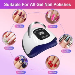 BEENLE internal 72 LED beads close-up delivering even light for faster cures