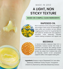 Beesaluxe Beesalene being applied to lips for lasting softening