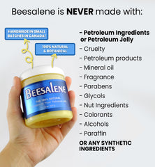 Beesaluxe Beesalene creamy texture close-up illustrating non-greasy spread